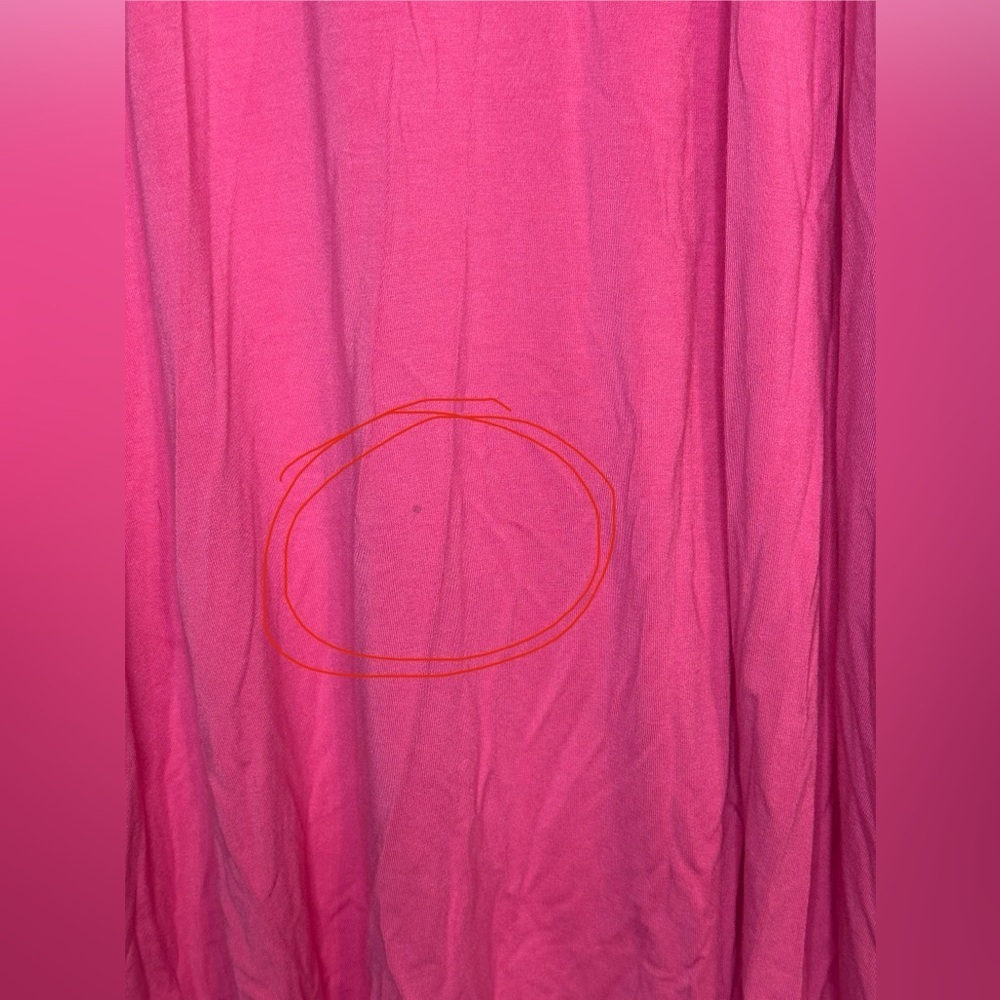 Time and Tru Women’s Pink Short Sleeve Dress size X-Large (16-18) with Pockets - Picture 4 of 11